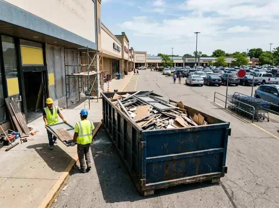 retail-store-renovation-debris-003 — frequently asked questions, Roll-off Dumpster Rentals in Newberg, OR